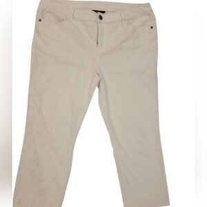 Simply Vera Vera Wang Textured White Pants